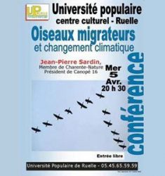 Conférence « oiseaux migrateurs et changement climatique »
