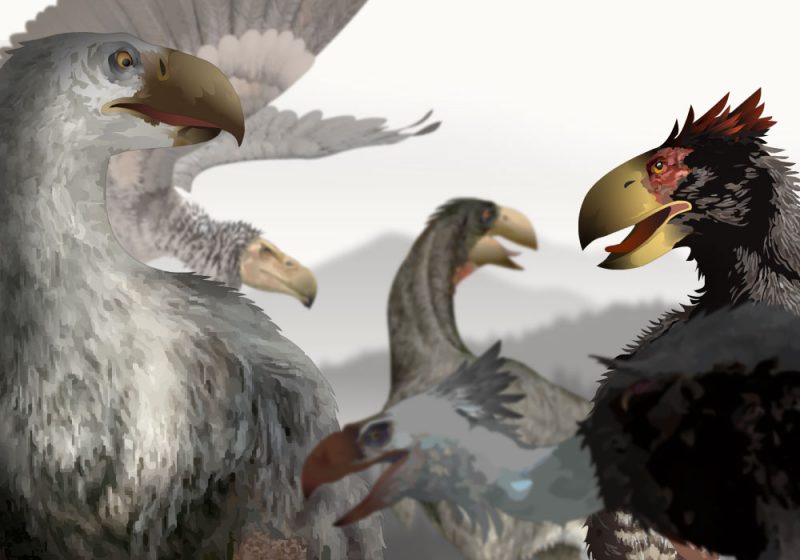 Les oiseaux préhistoriques géants du Cénozoïque