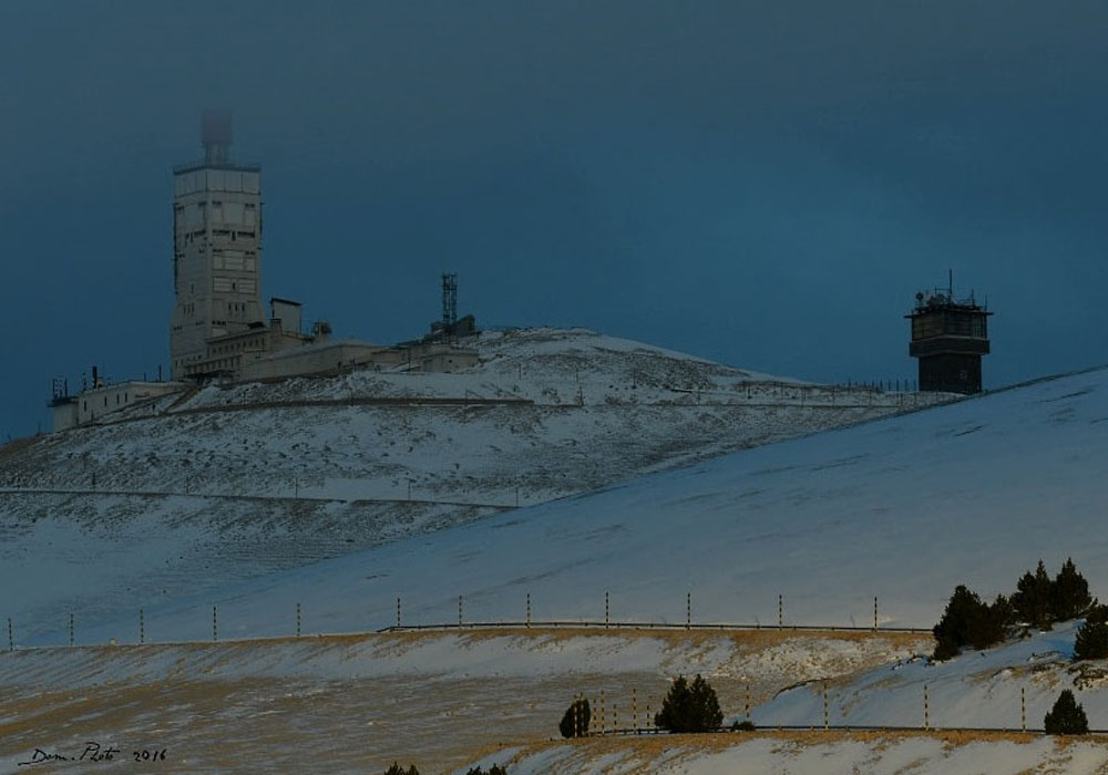 Neige sur le mont Ventoux