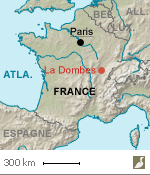 Situation de la Dombes (Ain)