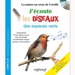 CD-Livre "J'écoute les oiseaux des espaces verts"