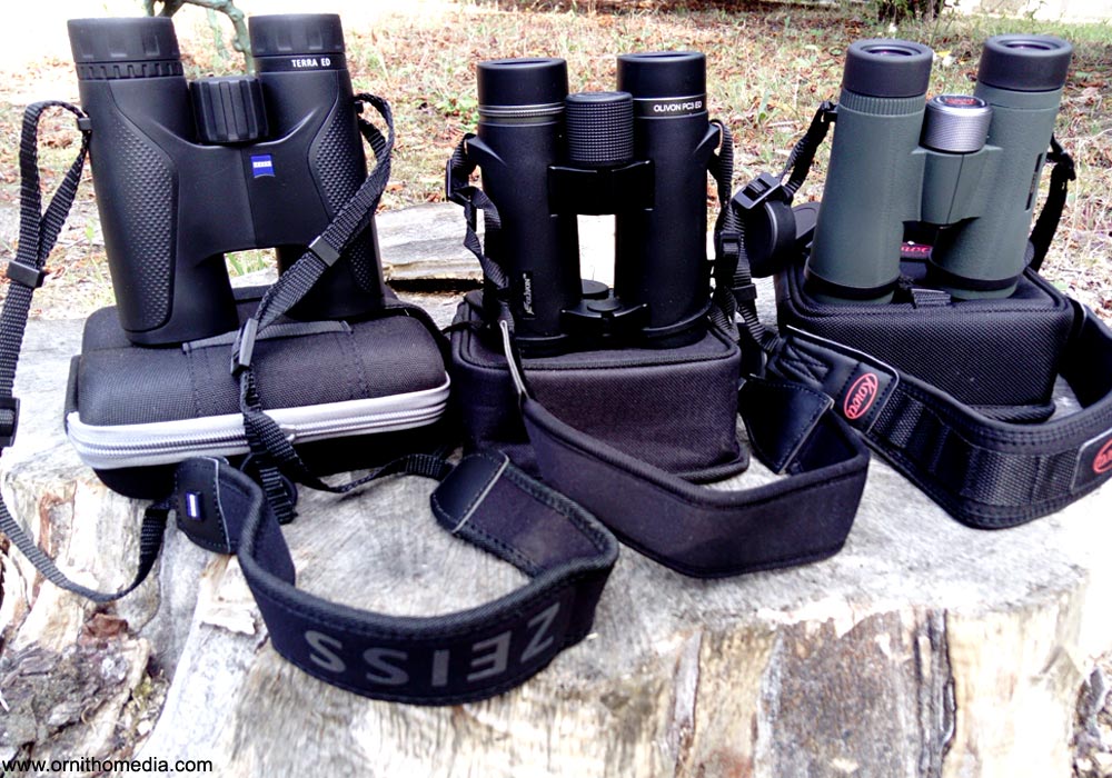 Test trois jumelles 10x42 ED