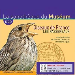 Clé USB (sons MP3) et livret "Les passereaux de France"