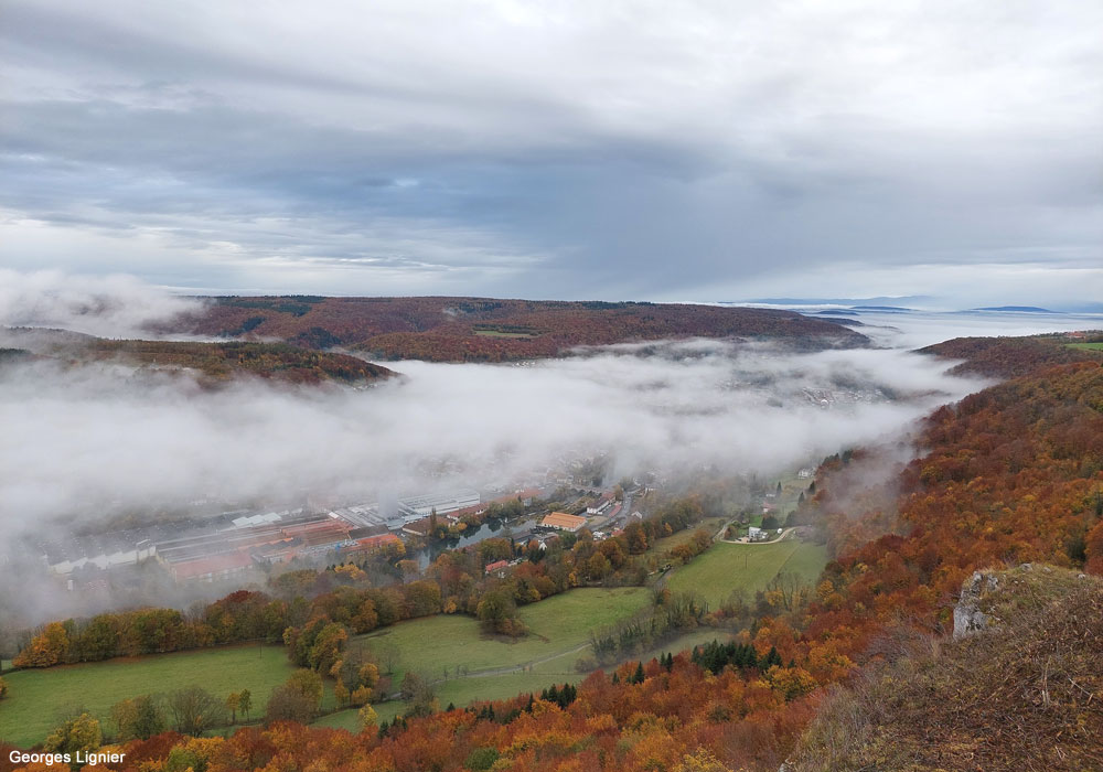 Vue du Crêt des Roches (Doubs)