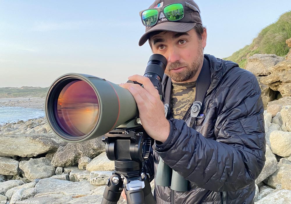 Sylvain Paul Maury a testé en juin 2022 la longue-vue Kowa TSN-99 avec deux objectifs
