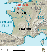 Situation du lac du Héron à Villeneuve-d’Ascq (Nord)