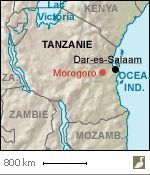 Situation de Morogoro (Tanzanie)