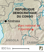 Situation du parc national de l'Upemba (République Démocratique du Congo)