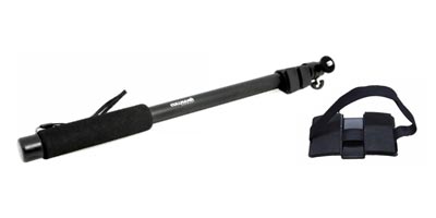 Finnstick composé d’une platine LVA et d’un monopode télescopique Cullman