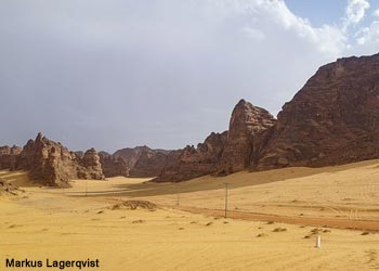 Canyons près d'Al-’Ula
