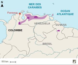 Aire de répartition du Tarin rouge (Spinus cucullatus)
