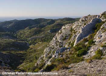Massif calcaire des Alpilles (Bouches-du-Rhône)