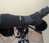 Vends longue-vue Nikon Monarch 82 + zoom 20x-60x + trépied Manfrotto