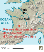 Situation de la réserve départementale de biodiversité d’Argentat-sur-Dordogne (Corrèze)