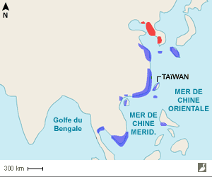 Aires de nidification et d'hivernage de la Petite Spatule (Platalea minor)