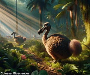 Reconstitution du Dronte de Maurice ou Dodo (Raphus cucullatus)