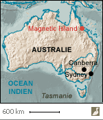 Situation de Magnetic Island, dans le Queensland (Australie)