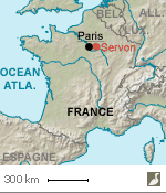 Situation de Servon (Seine-et-Marne)