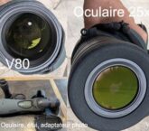 Vends longue-vue Swarovski STS 80 + oculaire 25-50x + étui SOC + adaptateur