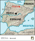 Situation d'Alava (Espagne)