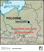 Situation du complexe piscicole de Spytkowice (Pologne)
