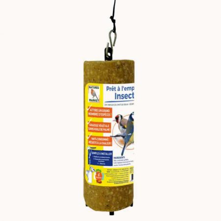 Cylindre de graisse végétale aux insectes pour oiseaux (prêt à l'emploi)