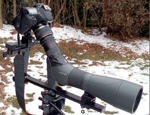 Bresser Adaptateur photo pour attacher Cam/éras Nikon sur Longue-vues Condor