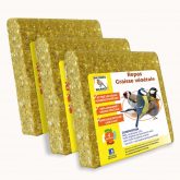 Ensemble de trois repas pour oiseaux à base de graisse végétale