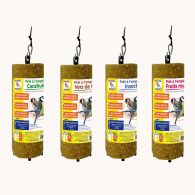 Ensemble de 4 cylindres de graisse végétale pour oiseaux (prêts à l'emploi)