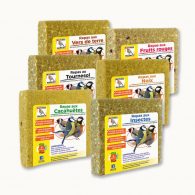 Ensemble de six repas pour oiseaux à base de graisse végétale