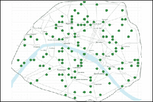 Répartition des points d'écoute