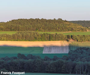 Paysage agricole dans le parc national