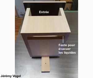 Nichoir semi-ouvert